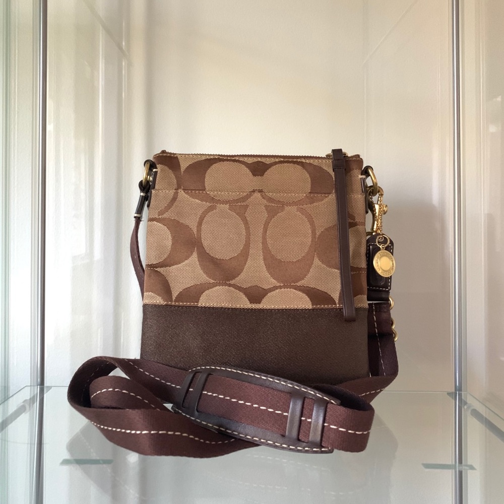 COACH Signature Swingpack Crossbody